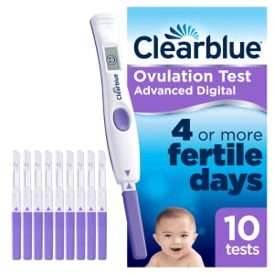 Buy Clearblue Advanced Digital Ovulation Kit Test Dual Hormone 10 Pack Online at Chemist Warehouse
